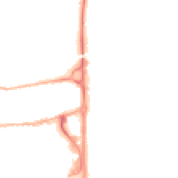 Night-time road noise heatmap for GU14 7FT