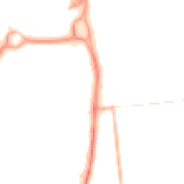 Night-time road noise heatmap for GU14 7GR
