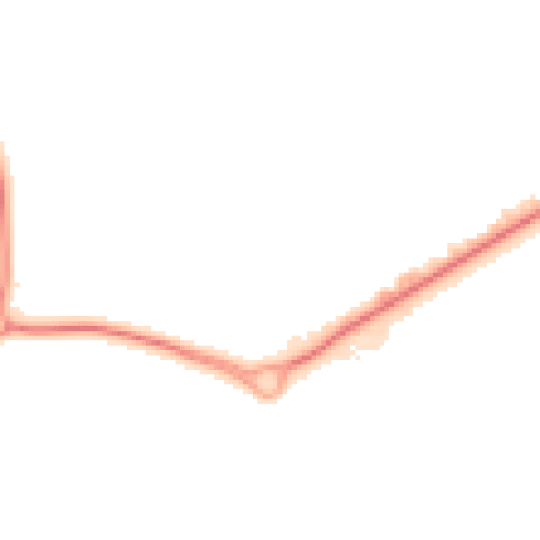 Night-time road noise heatmap for GU14 7QH