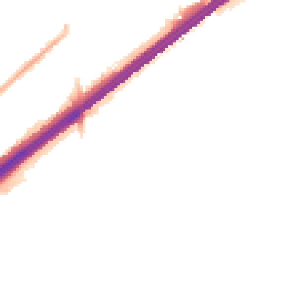 Night-time road noise heatmap for GU14 8SH