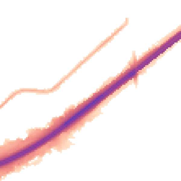 Night-time road noise heatmap for GU14 9HU