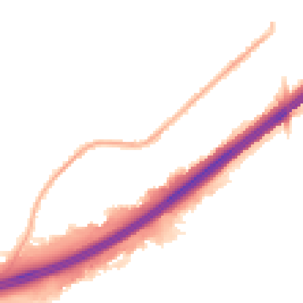 Night-time road noise heatmap for GU14 9JE