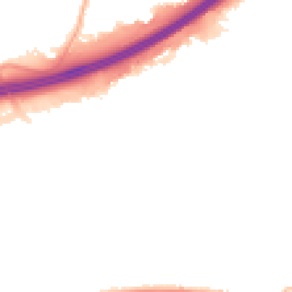 Night-time road noise heatmap for GU14 9QL