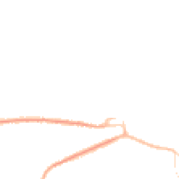 Night-time road noise heatmap for GU14 9RY