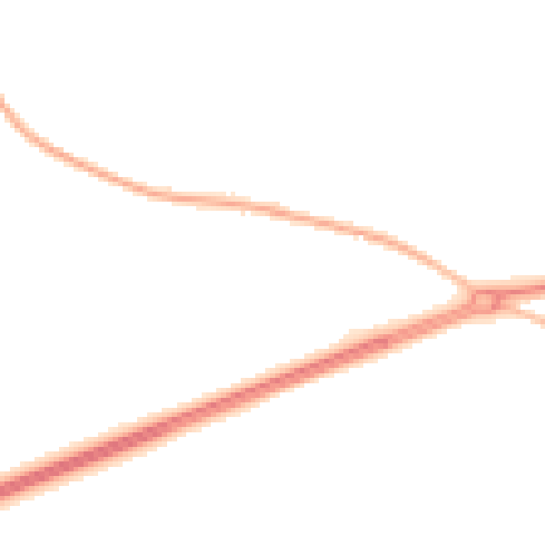 Night-time road noise heatmap for GU17 0AU