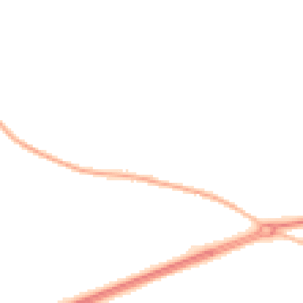Night-time road noise heatmap for GU17 0NS