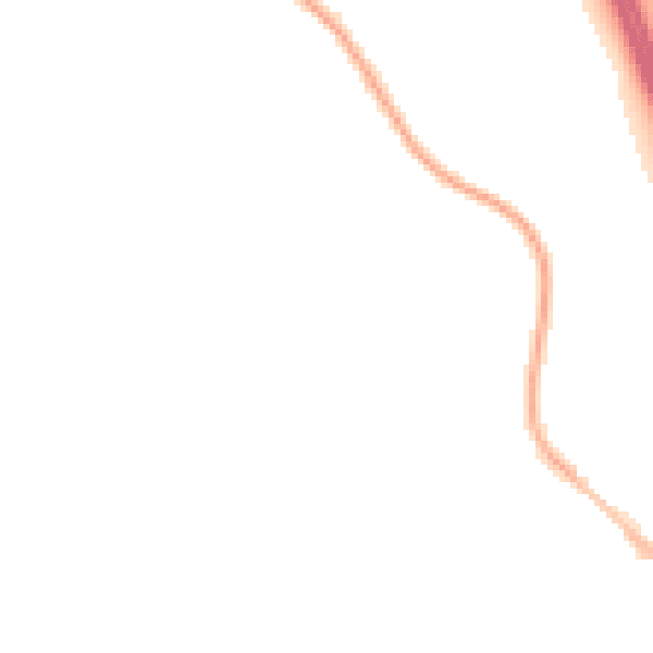 Night-time road noise heatmap for GU17 9FW