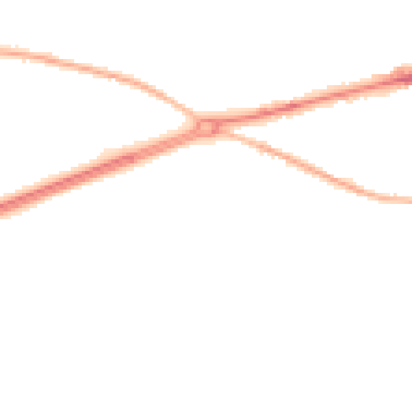 Night-time road noise heatmap for GU17 9JG