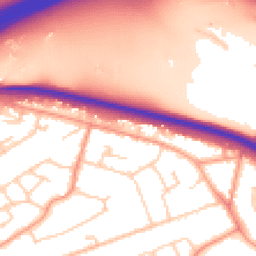 Daytime road noise heatmap for GU18 5AD