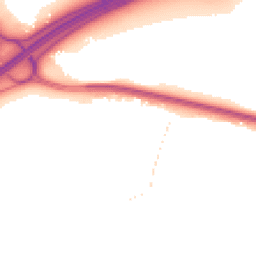 Night-time road noise heatmap for GU18 5AE
