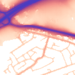 Daytime road noise heatmap for GU18 5AF