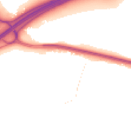 Night-time road noise heatmap for GU18 5AF