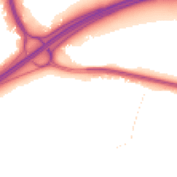 Night-time road noise heatmap for GU18 5RH