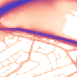 Daytime road noise heatmap for GU18 5RW