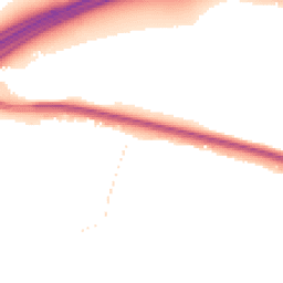 Night-time road noise heatmap for GU18 5RW