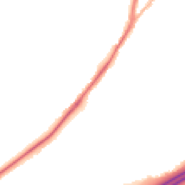 Night-time road noise heatmap for GU19 5BZ