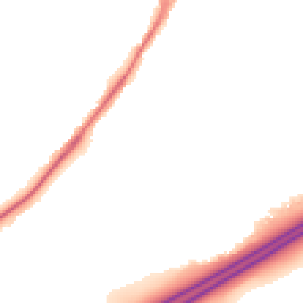 Night-time road noise heatmap for GU19 5DQ