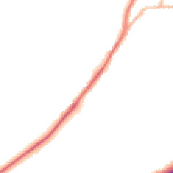 Night-time road noise heatmap for GU19 5DS