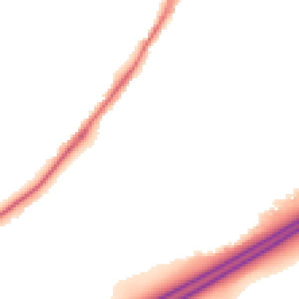Night-time road noise heatmap for GU19 5DW
