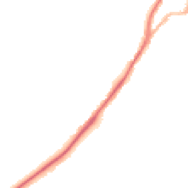 Night-time road noise heatmap for GU19 5DZ