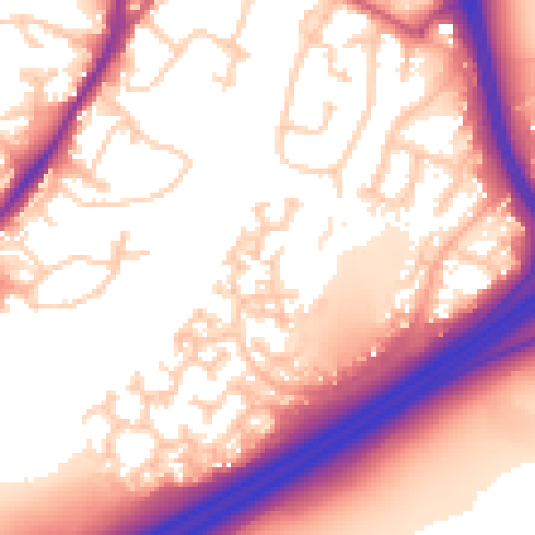 Daytime road noise heatmap for GU19 5RF