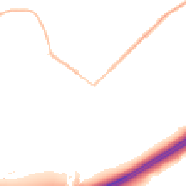 Night-time road noise heatmap for GU20 6AF