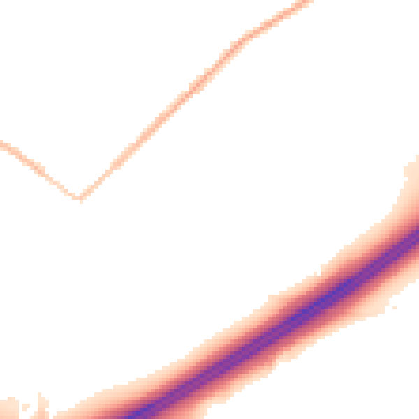 Night-time road noise heatmap for GU20 6AR