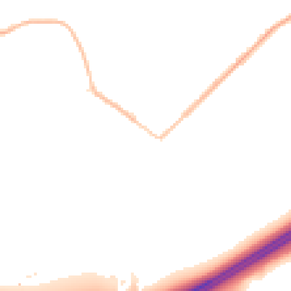 Night-time road noise heatmap for GU20 6AX