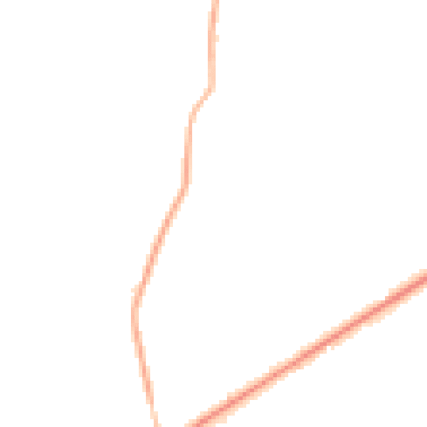 Night-time road noise heatmap for GU20 6BE