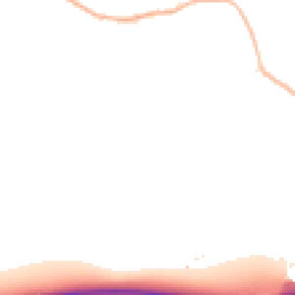 Night-time road noise heatmap for GU20 6BN