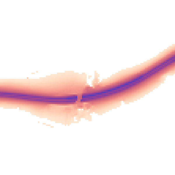 Night-time road noise heatmap for GU20 6BY
