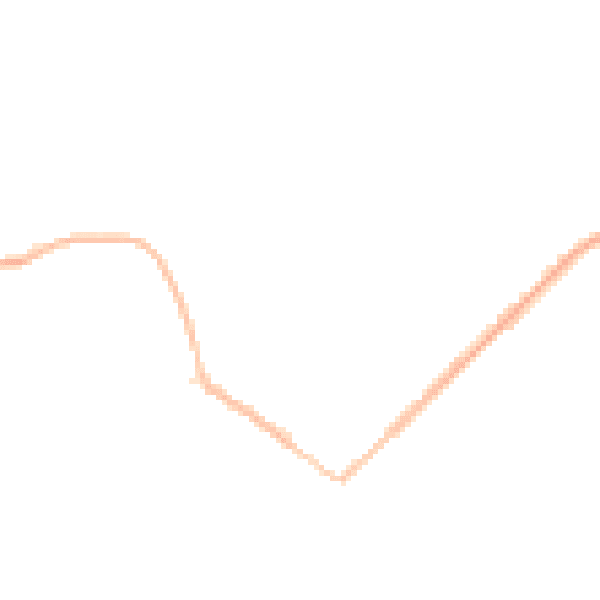Night-time road noise heatmap for GU20 6ED
