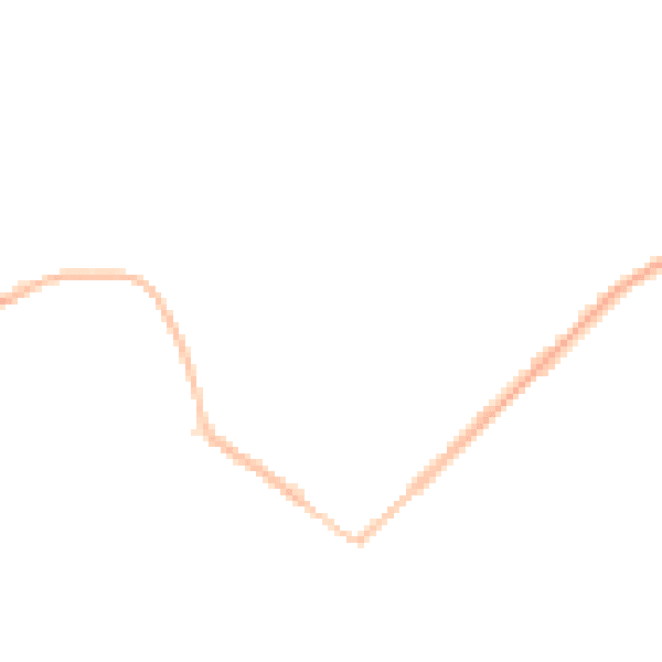 Night-time road noise heatmap for GU20 6EE