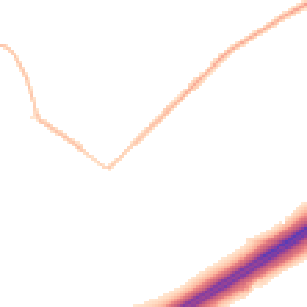 Night-time road noise heatmap for GU20 6EX