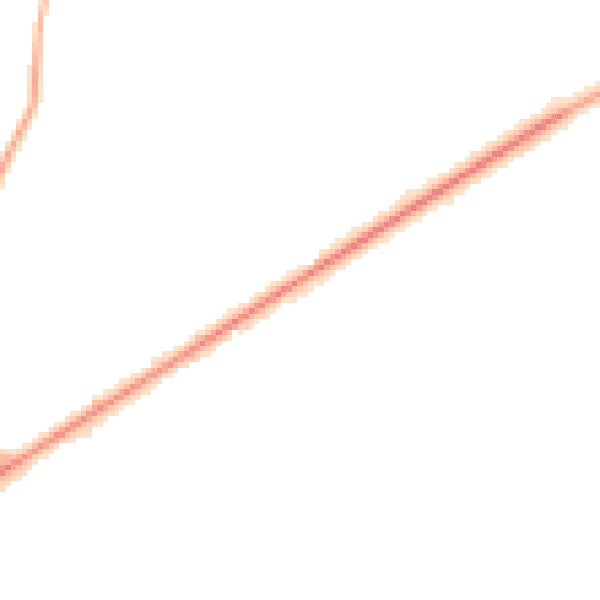 Night-time road noise heatmap for GU20 6LN