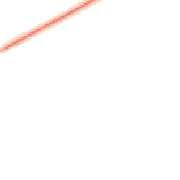 Night-time road noise heatmap for GU20 6LT