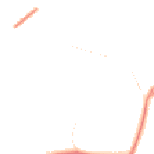 Night-time road noise heatmap for GU21 2BX