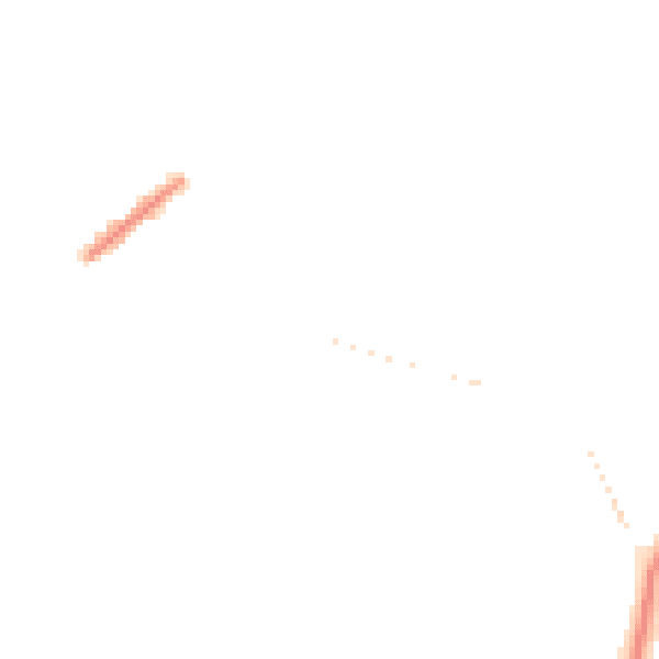 Night-time road noise heatmap for GU21 2NE