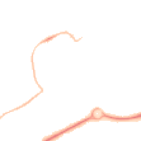Night-time road noise heatmap for GU21 3AH