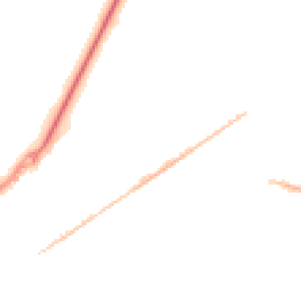 Night-time road noise heatmap for GU21 5DQ