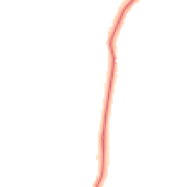 Night-time road noise heatmap for GU22 0AW