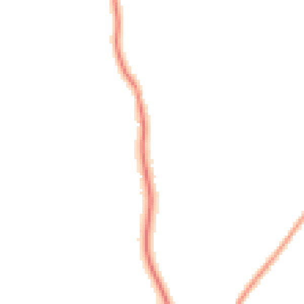 Night-time road noise heatmap for GU22 0QY