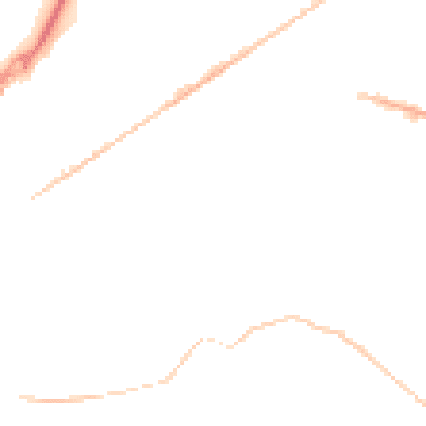Night-time road noise heatmap for GU22 7AX