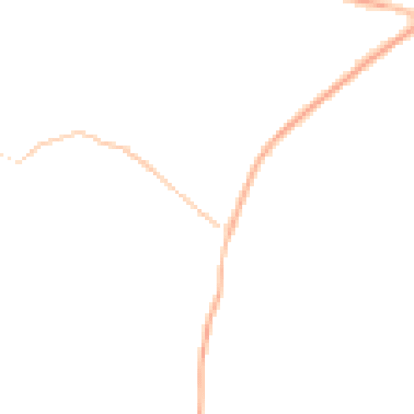 Night-time road noise heatmap for GU22 7EL