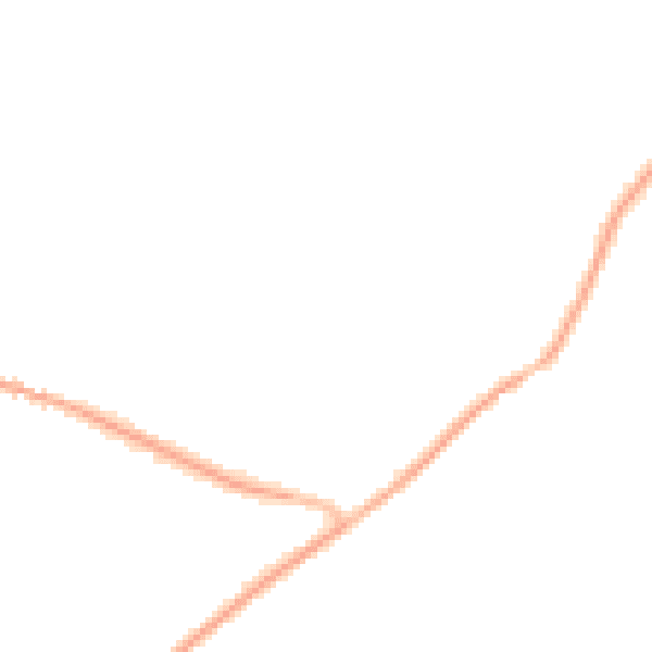 Night-time road noise heatmap for GU22 8EZ