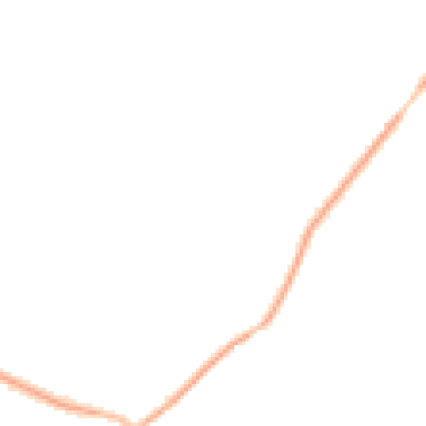 Night-time road noise heatmap for GU22 8LN