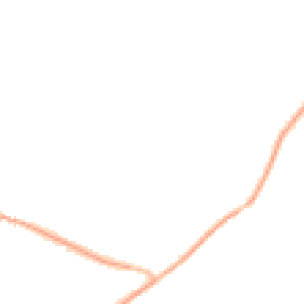 Night-time road noise heatmap for GU22 8LQ