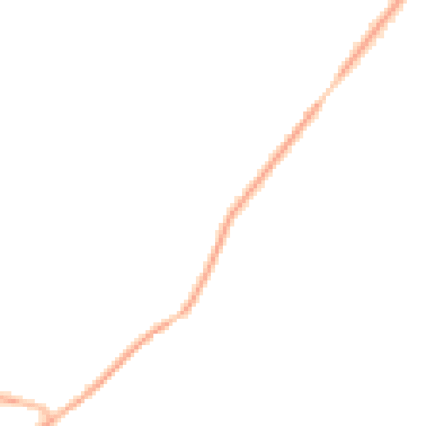 Night-time road noise heatmap for GU22 8NR