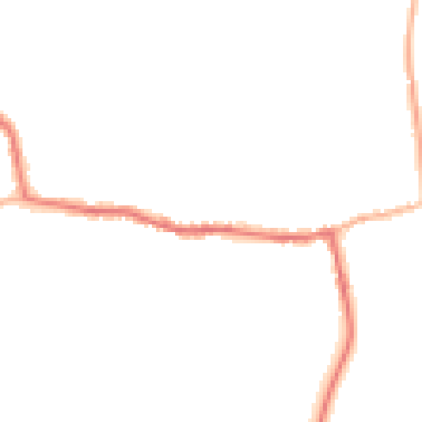 Night-time road noise heatmap for GU22 9FX