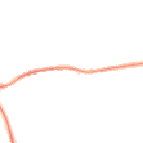 Night-time road noise heatmap for GU24 0AA